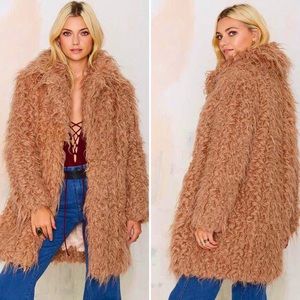 SOLD: Nasty Gal Shag Fur Coat